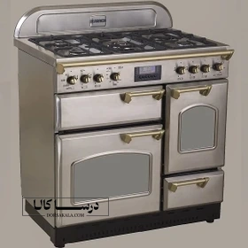 اجاق گاز فردار پنج شعله چهارفر تاکنوگاز مدل FALCON-L-5B-SS gold