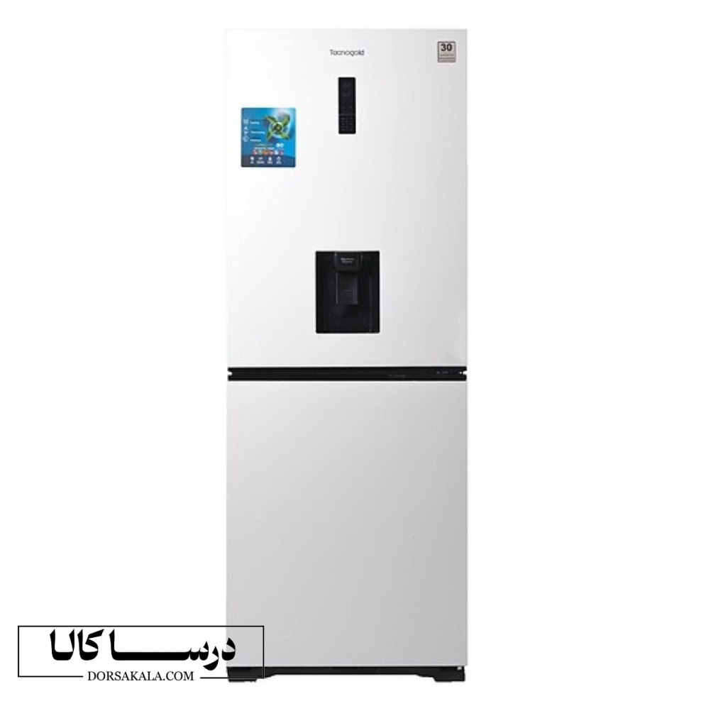یخچال فریزر کمبی آبریزدار سفید 550W تاکنو